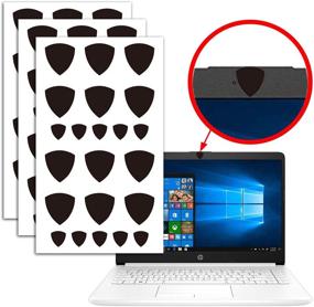 img 4 attached to 💻 66 Vinyl Webcam Cover/Camera Covers Privacy Stickers: Removable & Reusable Camera Blocker for Laptops, Smartphones, TVs, Smart Home Devices - Black Shields for Camera Lens Privacy