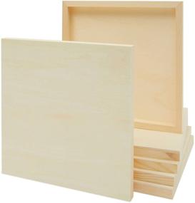 img 4 attached to 🖼️ Versatile 12x12 Wood Panel Boards: Ideal for Painting, Crafts, Acrylics (6 Pack)