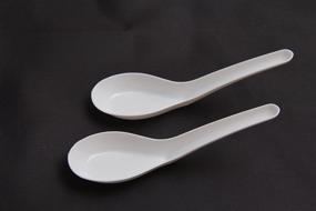 img 2 attached to 🍽️ Chinese Plastic Disposable Dining Spoons: Convenient Eating Utensils for Any Occasion