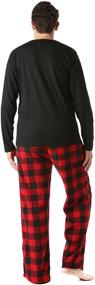 img 1 attached to 🌙 Stay Cozy All Night with Followme 45910 1A L Fleece Pajama Sleepwear