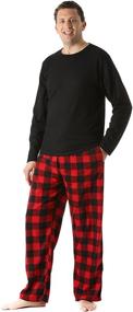 img 2 attached to 🌙 Stay Cozy All Night with Followme 45910 1A L Fleece Pajama Sleepwear