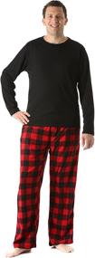 img 3 attached to 🌙 Stay Cozy All Night with Followme 45910 1A L Fleece Pajama Sleepwear