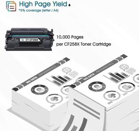 img 2 attached to 🖨️ Cool Toner Compatible Toner Cartridge Replacement for HP CF258X 58X 58A CF258A Toner - Ideal for HP Laserjet Pro M404n MFP M428fdw M428fdn M404dn M404dw M304 M404 M428 Printer Ink (Black 2-Pack)