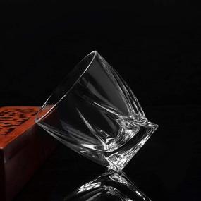 img 1 attached to 🍸 Luxurious Crystal LANFULA Fashioned Glassware for Elegant Cocktail Experiences