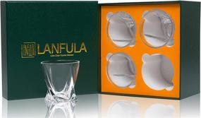 img 3 attached to 🍸 Luxurious Crystal LANFULA Fashioned Glassware for Elegant Cocktail Experiences