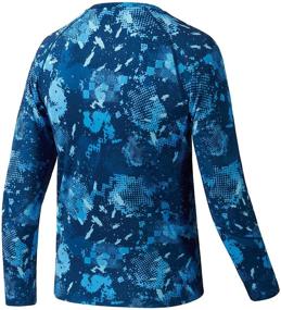 img 3 attached to 🎣 BASSDASH Youth UPF50 Camo Active Performance Long Sleeve Fishing Shirt - Boys' Clothing for Active