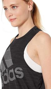 img 2 attached to 👚 adidas Women's Logo Tank with Badge of Sport Design