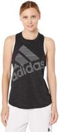 👚 adidas women's logo tank with badge of sport design logo