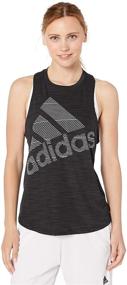 img 3 attached to 👚 adidas Women's Logo Tank with Badge of Sport Design