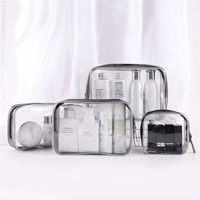img 2 attached to Different Toiletries Waterproof Transparent Organizer