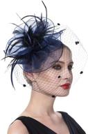 🎩 litter star fashion fascinators: elegant pillbox cocktail tea party headband for women - perfect for kentucky derby and wedding events logo