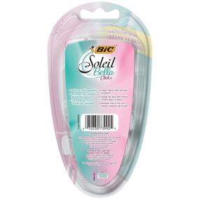 img 1 attached to 🪒 BIC Soleil Bella Click Women's Razor: Convenient 4-Blade Disposable with 1 Handle and 4 Cartridges
