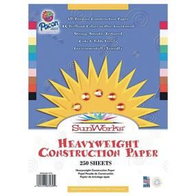 img 1 attached to 📦 S&S Worldwide Sun Works and #174; Ground Wood Construction Paper, 12x18 inches, Assorted Colors Pack of 10