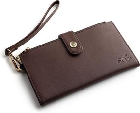 img 4 attached to Womens Luxury Blocking Bifold Saffiano Women's Handbags & Wallets and Wallets