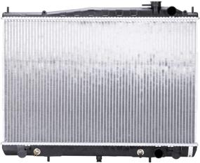 img 4 attached to Enhanced Cooling Efficiency: TYC 2215 Compatible with NISSAN Frontier 1-Row Plastic Aluminum Replacement Radiator