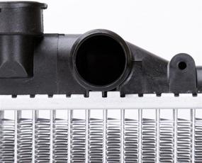 img 1 attached to Enhanced Cooling Efficiency: TYC 2215 Compatible with NISSAN Frontier 1-Row Plastic Aluminum Replacement Radiator