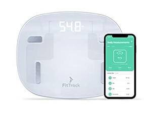 img 2 attached to 🤰 FitTrack Beebo Family Smart Scale: Digital Bluetooth Glass Bathroom Scale for BMI, Weight, Body Fat - Perfect for Infants and Pregnant Women