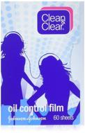 🧻 clean & clear oil control film: absorb oil with 60 sheets (pack of 3) logo