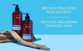 img 1 attached to 🌱 Biotin Shampoo and Conditioner for Hair Growth and Volume - Anti Dandruff - Volumizing Set for Thinning Hair