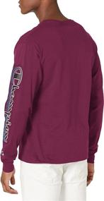 img 1 attached to Champion Classic Graphic Sleeve Black 586586 Men's Clothing and Active