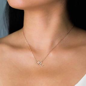 img 1 attached to 💎 Stylish IEFWELL Initial Necklace: Perfect Valentine Gift for Girls' Jewelry Collection