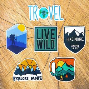 img 1 attached to Adventure Nature Stickers: 50-Piece Pack for Outdoor Enthusiasts - Hiking, Camping, Travel, Wilderness