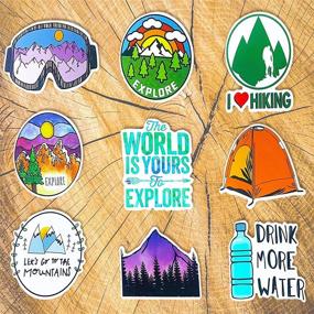 img 2 attached to Adventure Nature Stickers: 50-Piece Pack for Outdoor Enthusiasts - Hiking, Camping, Travel, Wilderness