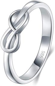 img 2 attached to BORUO Sterling Infinity Tarnish Resistant