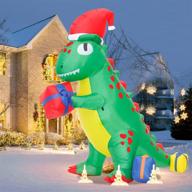 ushomin christmas inflatable dinosaur decorations логотип