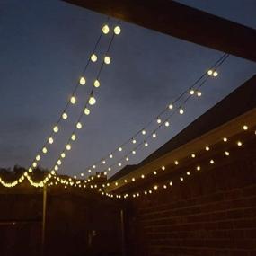 img 1 attached to 🌼 Garden Solar Lights: 50 LED 24ft 8 Modes Waterproof Fairy Lights for Outdoor Decor