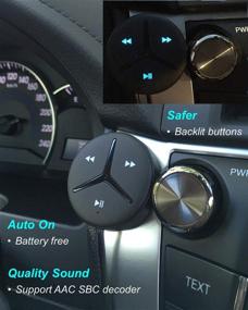 img 1 attached to 🎵 Aston Innovations SoundTek A1+: HiFi Aux Bluetooth Автокомплект для потоковой передачи музыки, громкой связи и встроенным шумоизолятором - адаптер Bluetooth/приемник для автомобилей, внедорожников и микроавтобусов