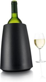 img 3 attached to 🍷 Enhanced Black Vacu Vin Rapid Ice Elegant Wine Cooler - Optimize Your Wine Cooling Experience