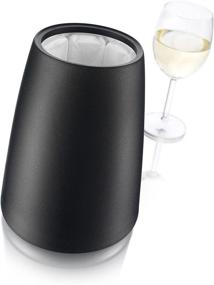 img 2 attached to 🍷 Enhanced Black Vacu Vin Rapid Ice Elegant Wine Cooler - Optimize Your Wine Cooling Experience