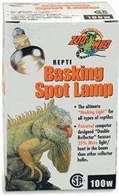 img 1 attached to 🔆 100-watt Reptile Basking Spot Lamp by Zoo Med for Optimal Heating