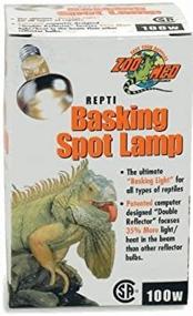 img 2 attached to 🔆 100-watt Reptile Basking Spot Lamp by Zoo Med for Optimal Heating
