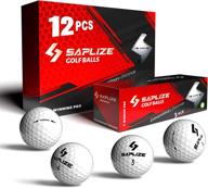 🏌️ saplize distance golf balls 12-pack with enhanced speed and distance off the tee - two-layer golf balls (one dozen) logo