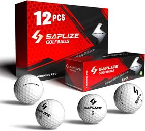 img 4 attached to 🏌️ SAPLIZE Distance Golf Balls 12-Pack with Enhanced Speed and Distance Off The Tee - Two-Layer Golf Balls (One Dozen)