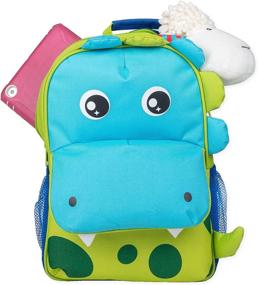 img 3 attached to 🦖 Durable & Fun Dinosaur Dimensional Preschool Backpack for Active Kids