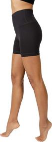 img 2 attached to 🩳 Yogalicious Lux High Waist Squat Proof Biker Short - 2 Pack 5in, 7in