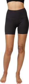 img 3 attached to 🩳 Yogalicious Lux High Waist Squat Proof Biker Short - 2 Pack 5in, 7in