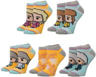 golden girls ankle socks 5 pack logo