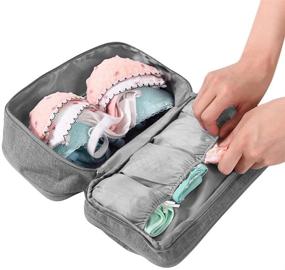 img 1 attached to Portable Underwear Waterproof Organizers Multi Layer