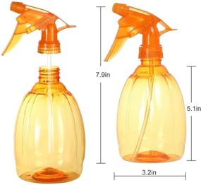 img 3 attached to 🌈 Versatile 6 Pcs 17 oz Spray Bottles: Adjustable Nozzle, Colorful, Ideal for Essential Oils, Cleaning, Planting, Aromatherapy, Makeup, Hairdressing, and Gardening