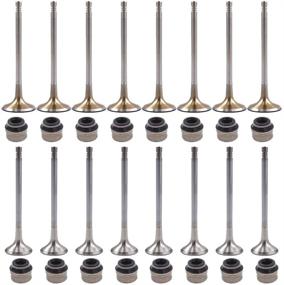 img 4 attached to 🔧 16-piece Set of 6mm Intake Exhaust Valves for Audi A4 A5 VW Golf GTI Tiguan Passat 2.0T 06D109611T 06D109611H - labwork