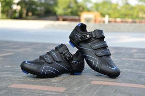 img 1 attached to Black Men's Delta Cycling Shoes