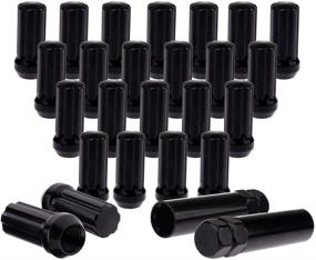 img 3 attached to 🔧 ROADFAR 24pcs Wheel Lug Nuts M14x2.0 Thread-Size Close End for Ford Expedition/F-150/Mark LT/Navigator 1997-2014, 2 Keys