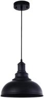 🏭 industrial vintage black metal pendant lighting for kitchen home ceiling, hanging logo
