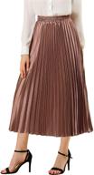 allegra women's metallic 👗 accordion pleated skirts for women's clothing logo