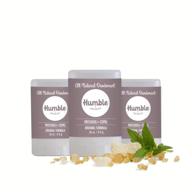 🌿 humble brands deodorant patchouli copal & frankincense organic: natural odor protection, 2.5 oz logo