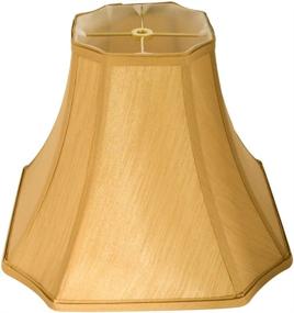 img 4 attached to Абажур Royal Bell для напольной лампы и настольной лампы, античное золото, 6,3x6,3x13x13x10,8 дюймов.
